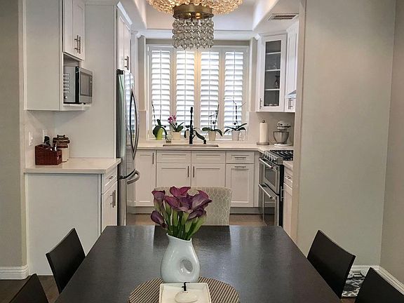 further zoomed in, dining & kitchen