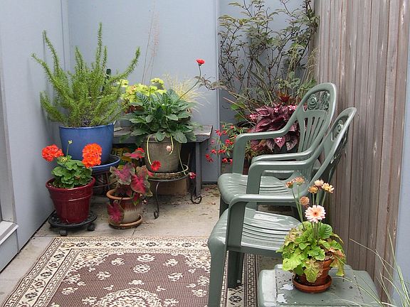 Private roof garden
