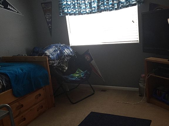 Bedroom with walk in closet 