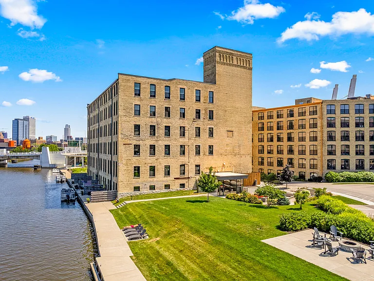 Located on the River