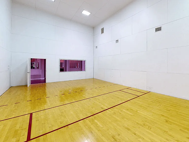 We Have a Raquetball Court!