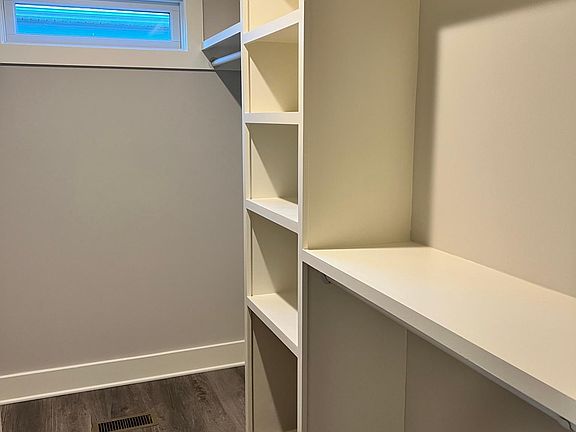 Walk in closet in primary