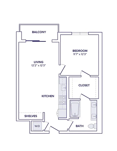 Floor plan A05 - North Tower