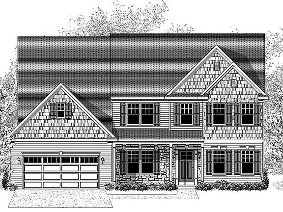 Elevation A - Optional Features Shown
