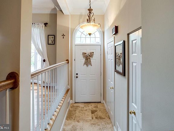 Marble flooring in Foyer