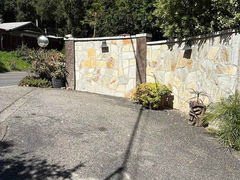 First driveway. Accommodates 2 vehicles