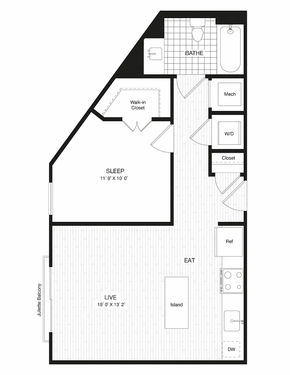 Floor plan Lotus-A10
