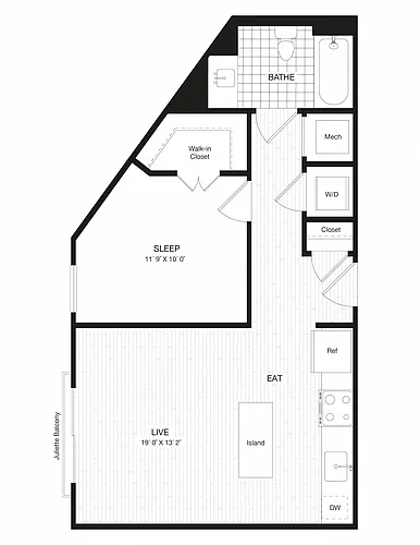 Floor plan Lotus-A10