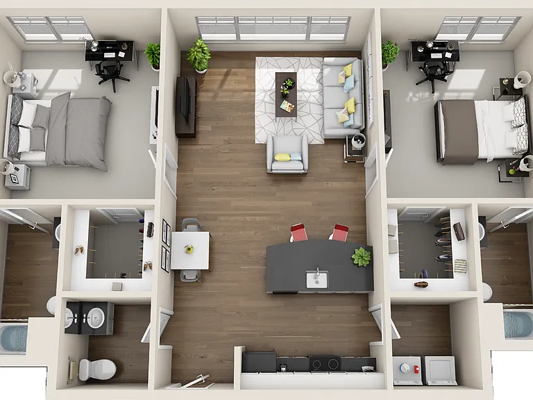 B1.20 floor plan Edge Flats