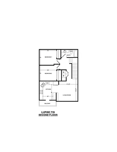 Floor plan 5X2