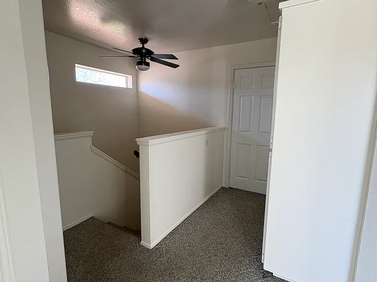 Upstairs Landing with 3 additional Bedrooms and Full Bath and all new paint
