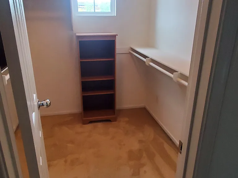Master bedroom walk-in closet