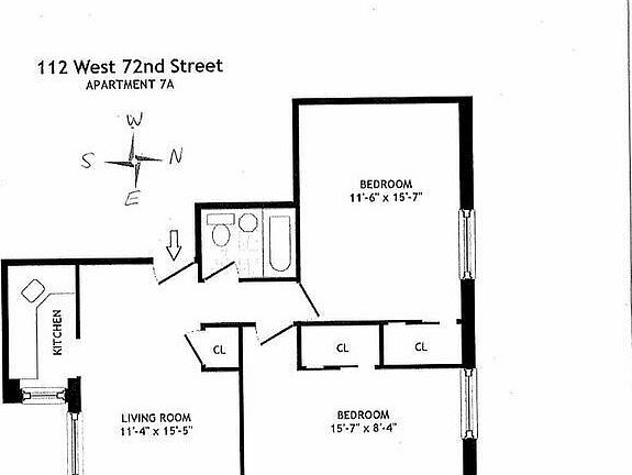 2nd image of 112 W 72nd St APT 7A