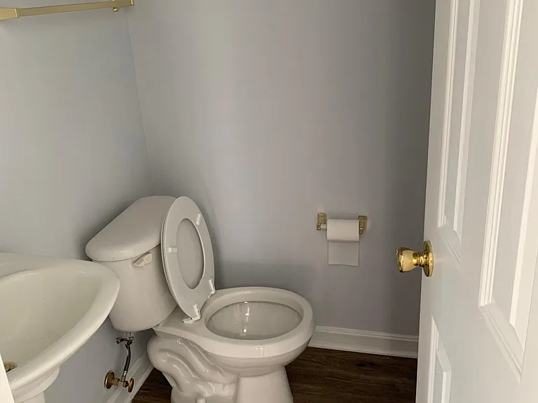 Main level powder room