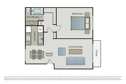 Floor plan Plan 1B
