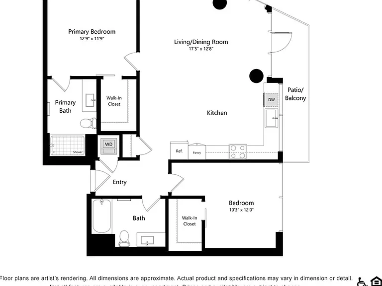 C4 | 2 bed 2 bath | 1,169 sq. ft. C4 | 2 bed 2 bath | 1,169 sq. ft.
