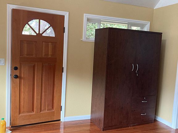 Front door and wardrobe/closet unit