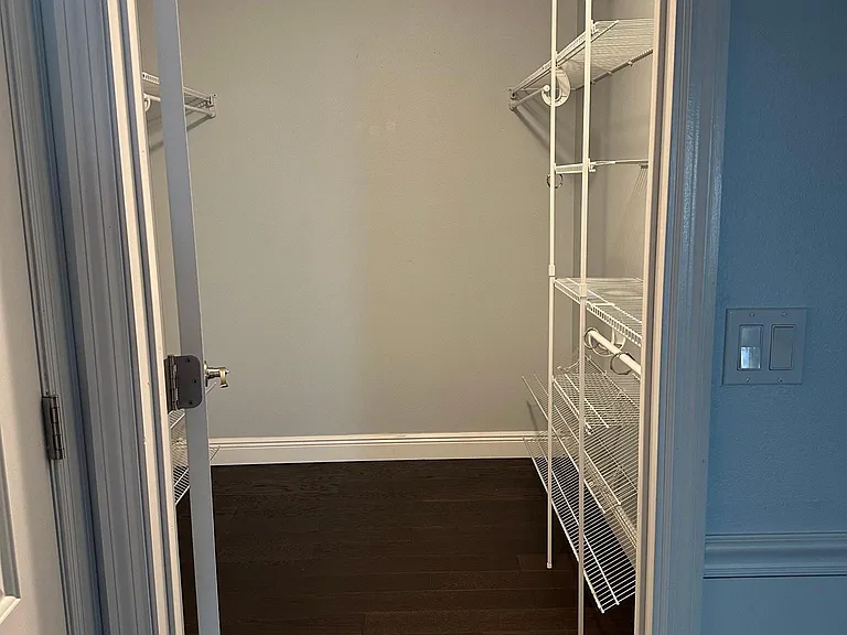 Master walk-in closet