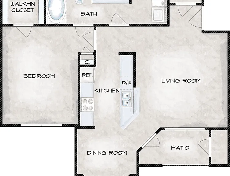 A2 Floorplan Diagram