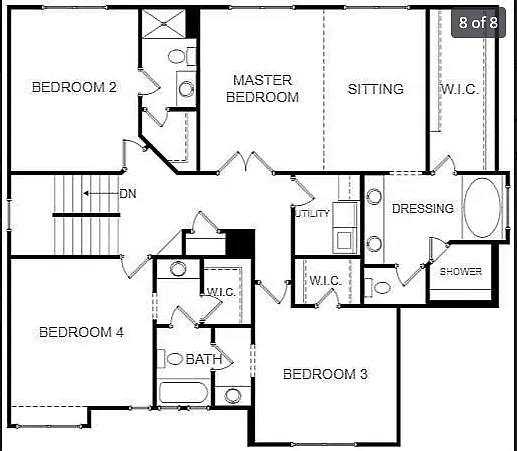 Floor plan - second level