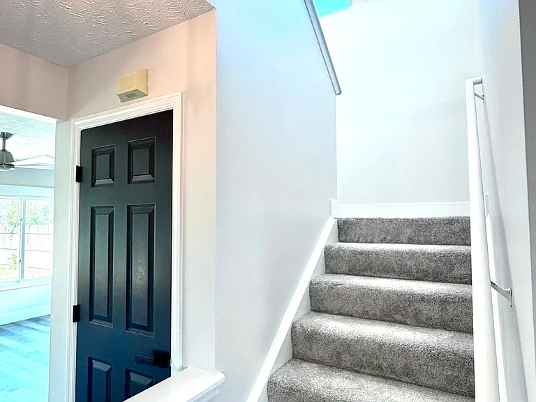 Light filled stairs to the second floor