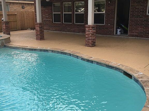 Large patio