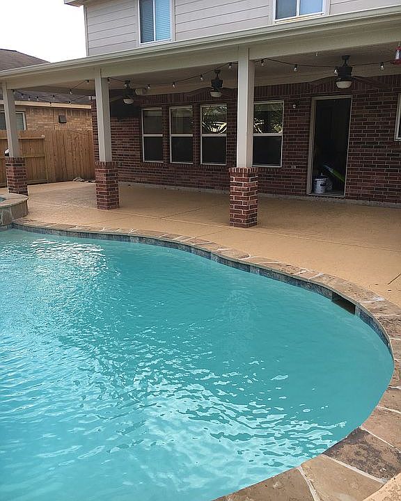 Large patio