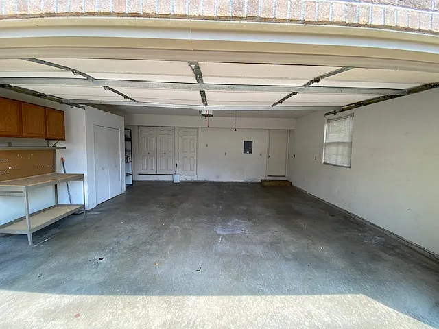 Two car attached garage