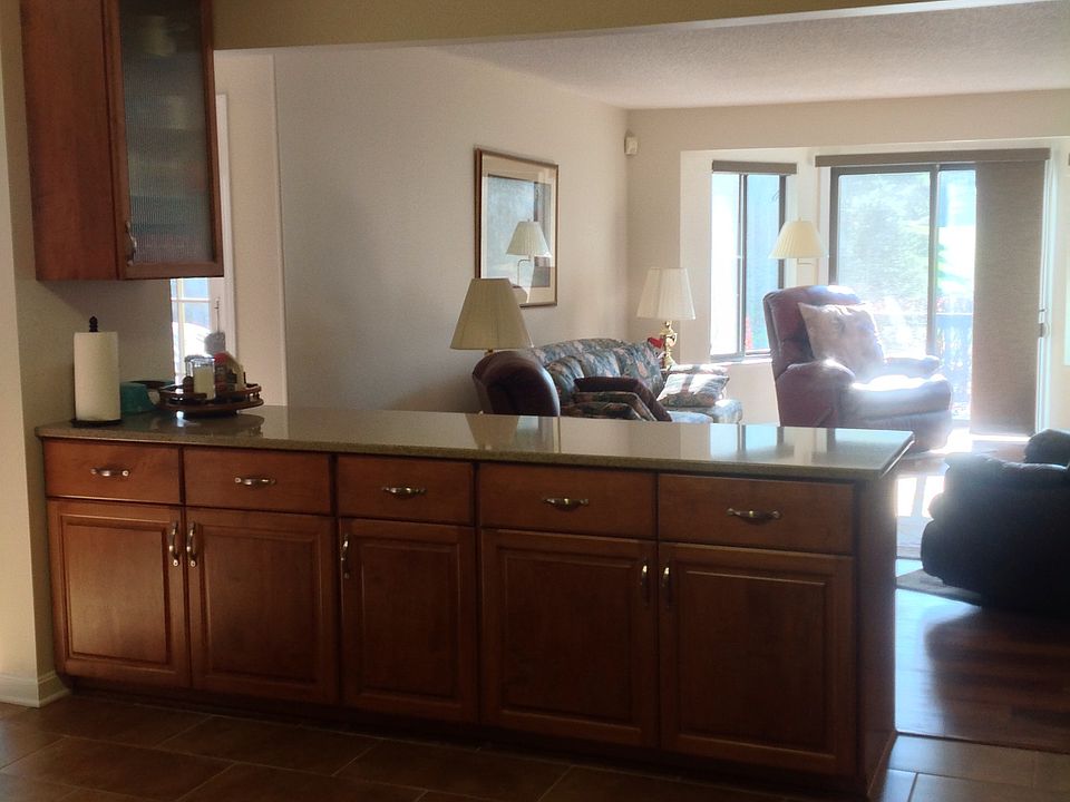Kitchen into family room