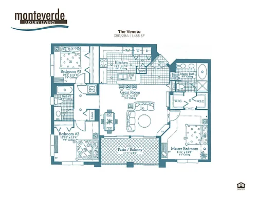 Floor plan The Veneto