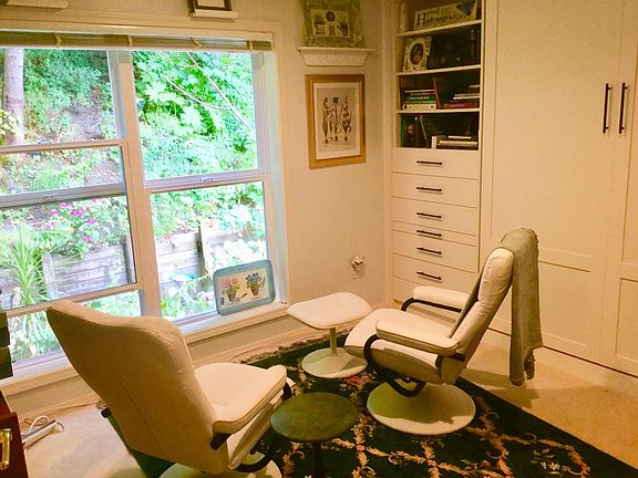 2nd  bedroom on green space