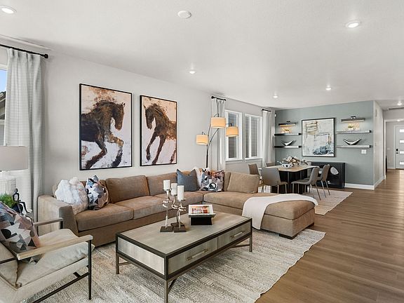 Kestrel at Tanterra by Trumark Homes in Parker, CO Nightingale Model Great Room