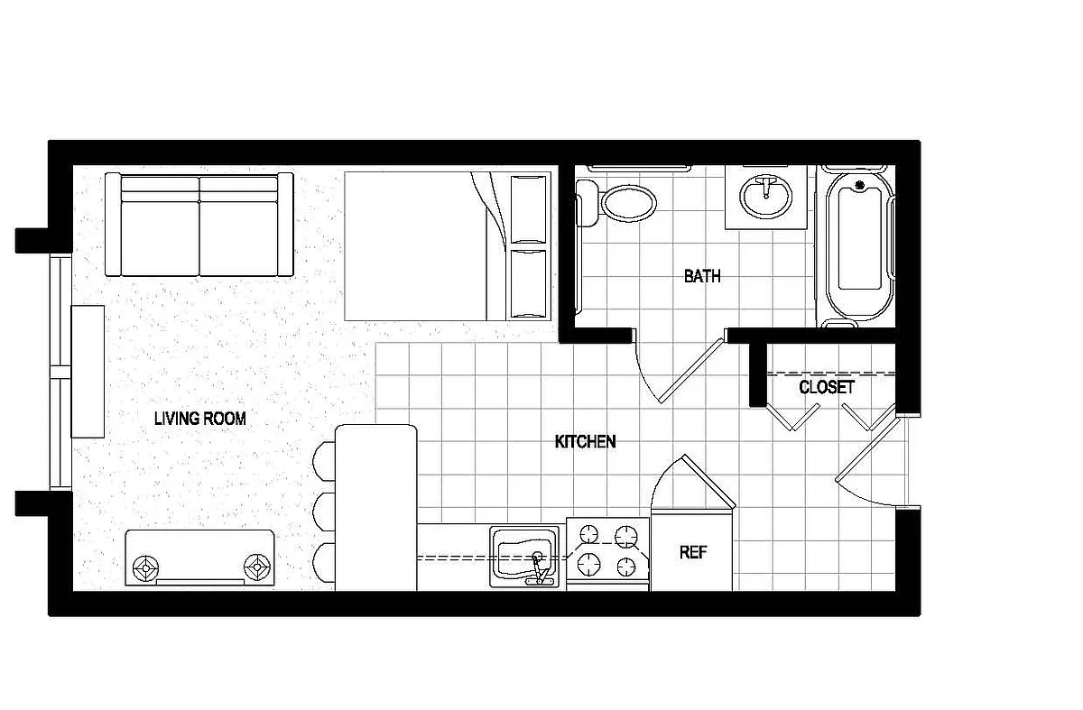 Floor plan Studio