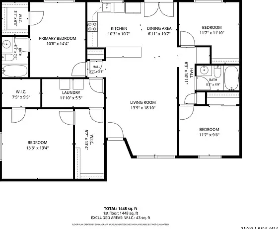 3 bed, 2.0 bath, 1628 sqft, $1,700 — Photo 3