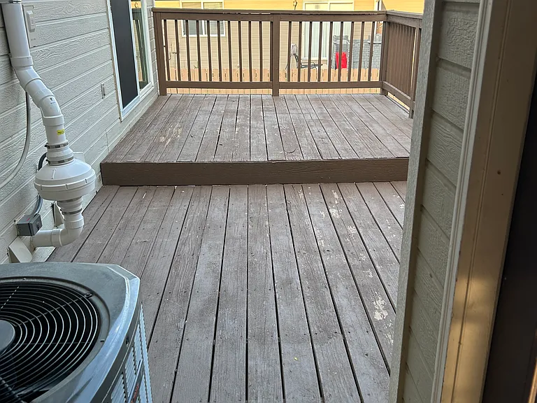 patio to the backyard