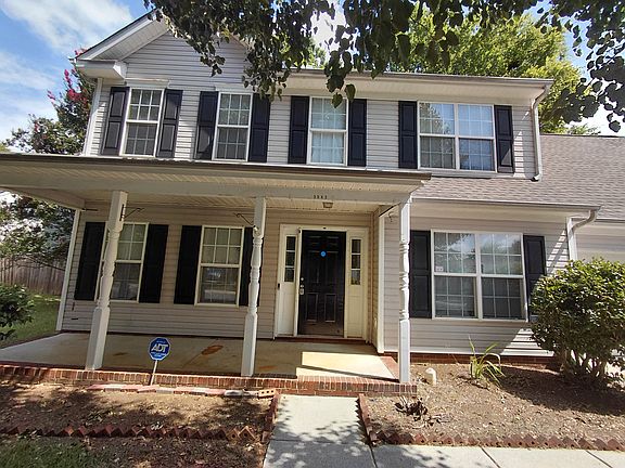 Front porch on this 4 bedroom home