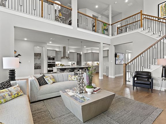 Open first floor in the Byron home plan by Trophy Signature Homes - REPRESENTATIVE PHOTO