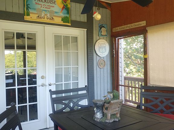Screened in back porch