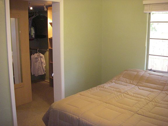 Bedroom 1 with walk-in closet