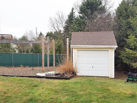 storage shed in backyard