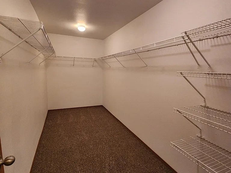 Main bedroom closet - plenty of storage space
