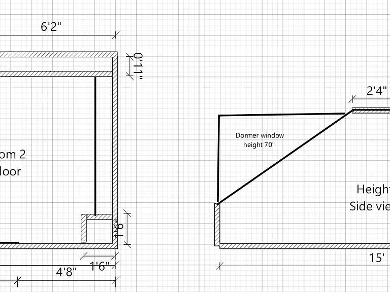 room 2 (2nd floor) dimensions