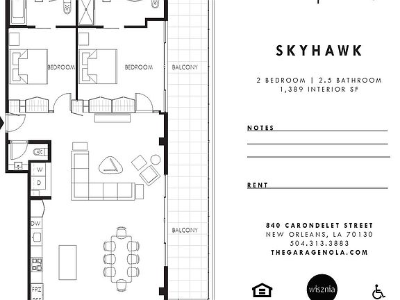 5th image of 840 Carondelet St APT 501
