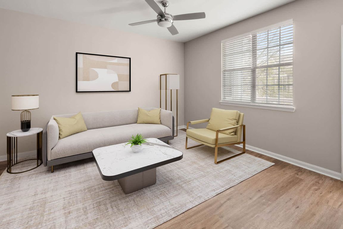 Living Room with Hard Surface Flooring