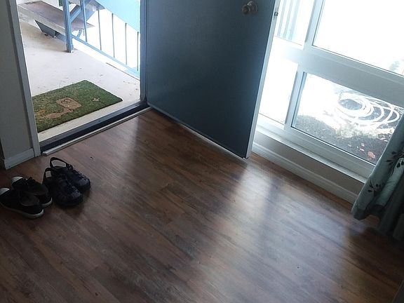 back towards front door