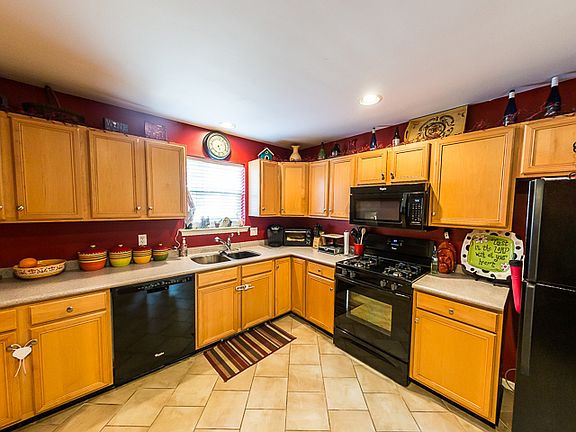new tile floor in kitchen