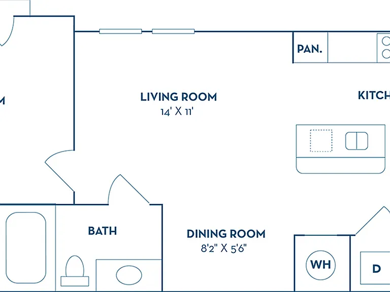 1 Bedroom | 1 Bath | 665 SF | Renovated 1 Bedroom | 1 Bath | 665 SF | Renovated