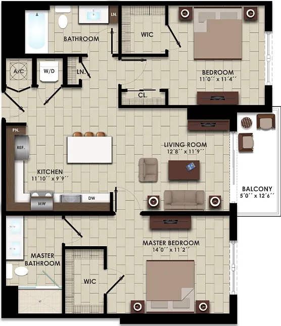Floor plan B6