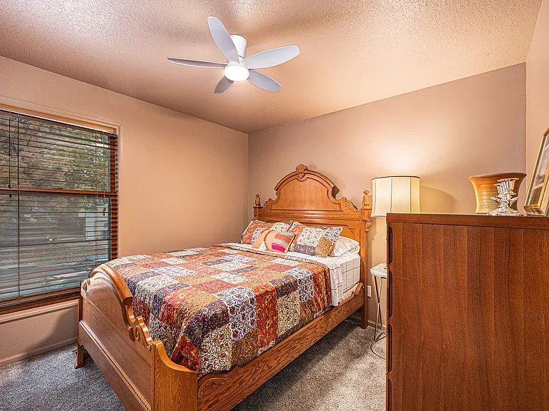 Let natural light fill the room through the window, creating a calm and refreshing space perfect for rest and relaxation.