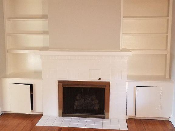 Living room built-ins.